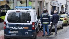 La Policía Judicial acudió a la administración de la calle Lamas de Prado el día del supuesto atraco, cuando ya empezaron a sospechar de la posible implicación del lotero