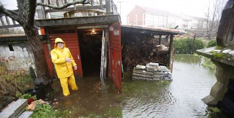 Una de la casas afectadas estaba reci�n reformada. 