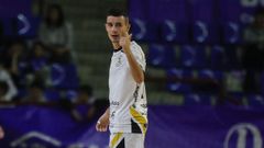 Brunito, durante el partido de la primera vuelta en Alzira