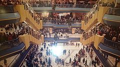 Inauguraci�n del centro comercial Salesas de Oviedo, en octubre de 1982. La planta baja la ocupaba el hipermercado Mamut