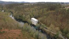 Estaci�n de bombeo del r�o L�rez en Monte Porreiro (Pontevedra)