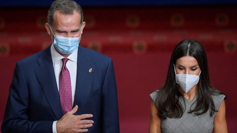 Los reyes, en las audiencias de los Premios Princesa