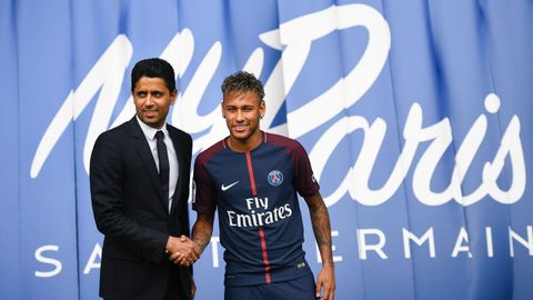 Presentaci�n de Neymar con el PSG