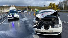 El accidente tuvo lugar en la N-525, en San Cibrao das Vi�as