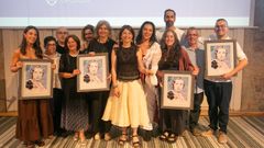  Entrega dos Premios Rosal�a de Castro, na que participou a deputada Sol Agra.