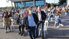 Feijoo en la bodega Mart�n Codax, en Cambados