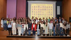 Los cincuenta nuevos m�dicos residentes del �rea sanitaria de Lugo.
