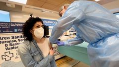 Vacunaci�n del personal de Axuda no Fogar