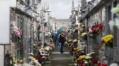 Festividad de Santos, el pasado a�o, en el cementerio de Monforte