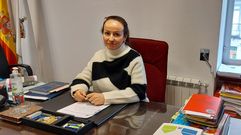 M�nica Ferreiro en su despacho del juzgado de Monforte