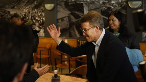 La campa�a paralela de Feijoo le llevo desde Madrid a Pedrafita, Monforte, Mondo�edo y Ortigueira