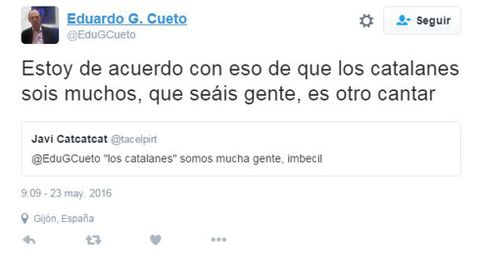Tweet de Eduardo Garc�a Cueto