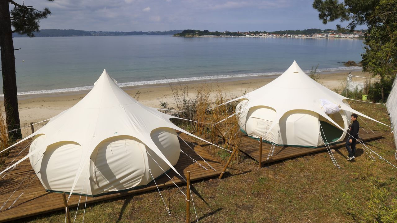Más «glamping» en A Fragata y cocina a la brasa en O Raso: «La gente tiene ganas de acampar»