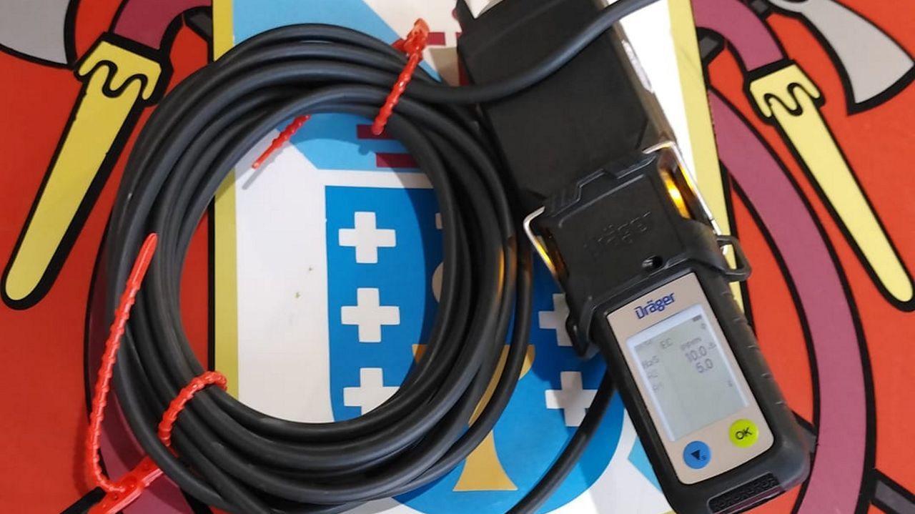 Bomberos de Barreiros asistieron una falsa alarma por una fuga de gas en un hotel de Ribadeo