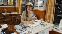 Maris� Miranda se recicl� como ilustradora de moda tras dejar atr�s su carrera como dise�adora. 