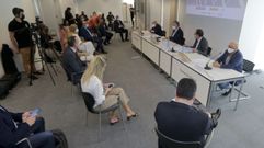 Un momento de la presentaci�n del programa en la Fundaci�n Barri�, este mi�rcoles