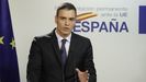 Pedro S�nchez, en su comparecencia desde Bruselas