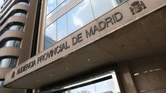 Fachada de la Audiencia Provincial de Madrid
