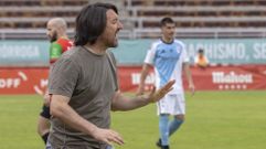 Secho Mart�nez, entrenador del Compos, en el partido ante el Vilalb�s.