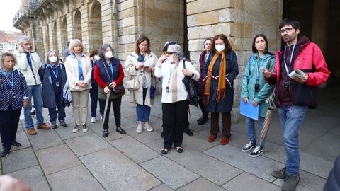 O paseo guiado «Compostela exiliada» continuará hoxe e mañá