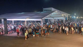 El festival de la hamburguesa, que se prolong durante una semana de agosto, fue uno de los eventos con ms xito de pblico