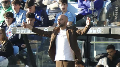 Claudio Gir�ldez, durante el Celta-Athletic de este domingo en Bala�dos.
