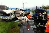 Imaxe do accidente en Olveira.