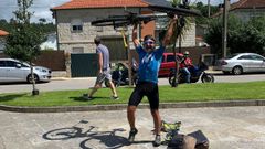 El ciclista Alfonso Junco