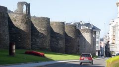 Tramo de la ronda comprendido entre las puertas de Campo Castelo y de San Pedro