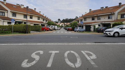 Urbanización de Os Regos, en Oleiros.