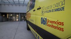 Una ambulancia, en una foto de archivo