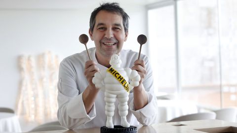Javier Olleros, de Culler de Pau, el único restaurante en Galicia con dos estrellas michelin.