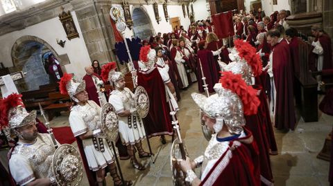 Estreno frustrado de la procesin de La Piedad en Boiro