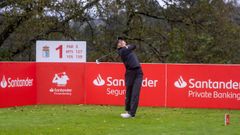 Elena Melich, durante la primera jornada del Santander Golf Tour La Corua.