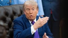 El presidente de EE.UU., Donald Trump, en el Despacho Oval.