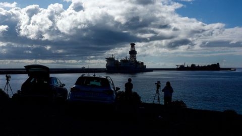El puerto de Granadilla, 48 horas antes de la llegada del barco.