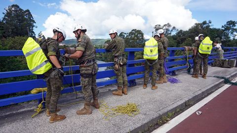 Concurso de patrullas de la Brilat en Monteporreiro