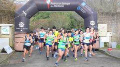 Momento de la salida del minitrail.