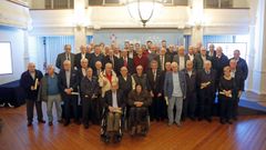 El acto de entrega de insignias de oro, en im�genes