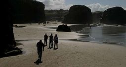 La playa es, junto a la catedral de Santiago de Compostela, uno de los lugares m�s visitados de Galicia, sobre todo en vacaciones. 