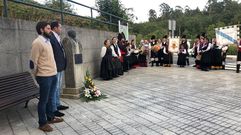 Unha imaxe da homenaxe que o ver�n pasado se lle fixo a Ricardo Portela