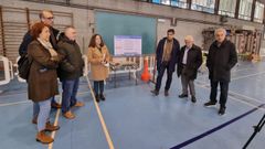 El delegado de la Xunta visit� el IES Universidade Laboral este lunes.