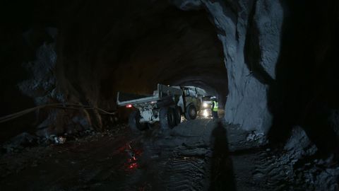 Obras de los tneles del tren al puerto exterior