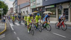 La salida y la meta estuvo instalada en la calle Principal, a la altura de la plaza de Galicia