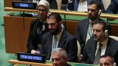 Ahmed al Sharaa, este martes en la Asamblea General de la ONU