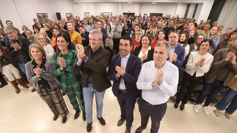 Rueda celebr este viernes su triunfo electoral en la junta directiva del PP de Pontevedra.