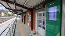 Estaci�n de tren de Sarria en la que un hombre se qued� atrapado