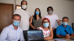 Edelmiro Justo, Jorge Parada, Lola G�mez, Ana Barreiro, Lisardo Vilar y Ram�n Doval