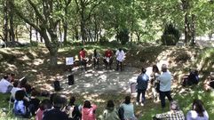 La quinta asamblea de Interior Galego Vivo (IGV), en la foto, se celebr� en Antas de Ulla antes de las elecciones municipales de este a�o