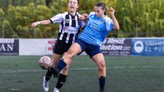 Bonjoch disputa un bal�n durante el partido de Oira